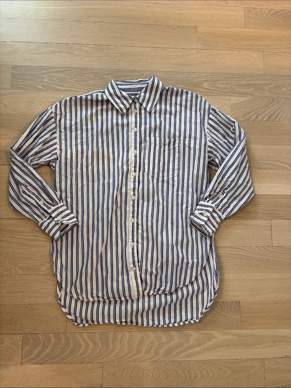 Maeve Anthropologie Bennet Striped Shirt